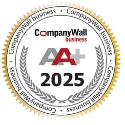 CompanyWall AA+ Rating 2025